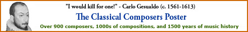 Classical Composers Poster
