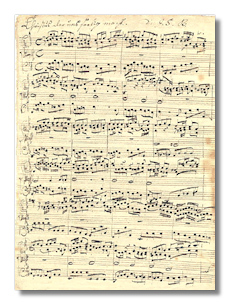 [Bach Manuscript]