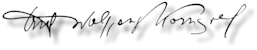 Korngold's signature